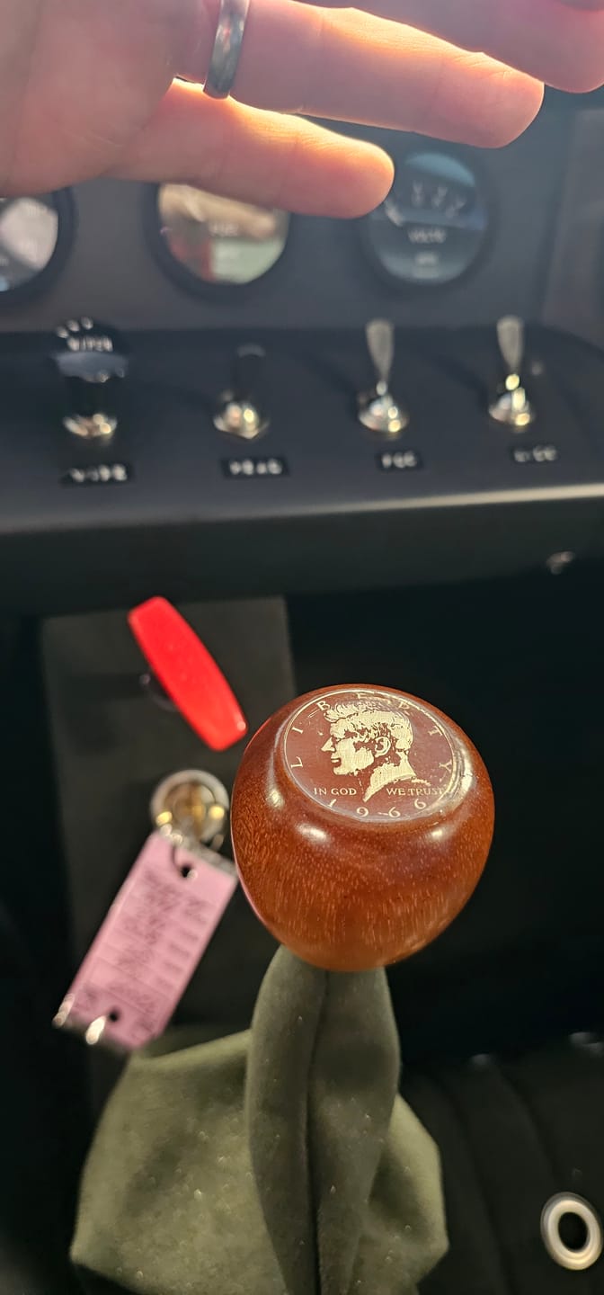 Customer photo review of Custom Shift Knobs - Mahogany - Domestic Vehicles