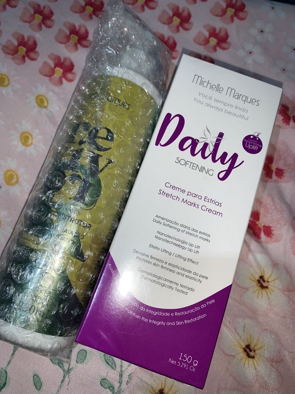 Customer photo review of Kit tratamento e prevenção de estrias