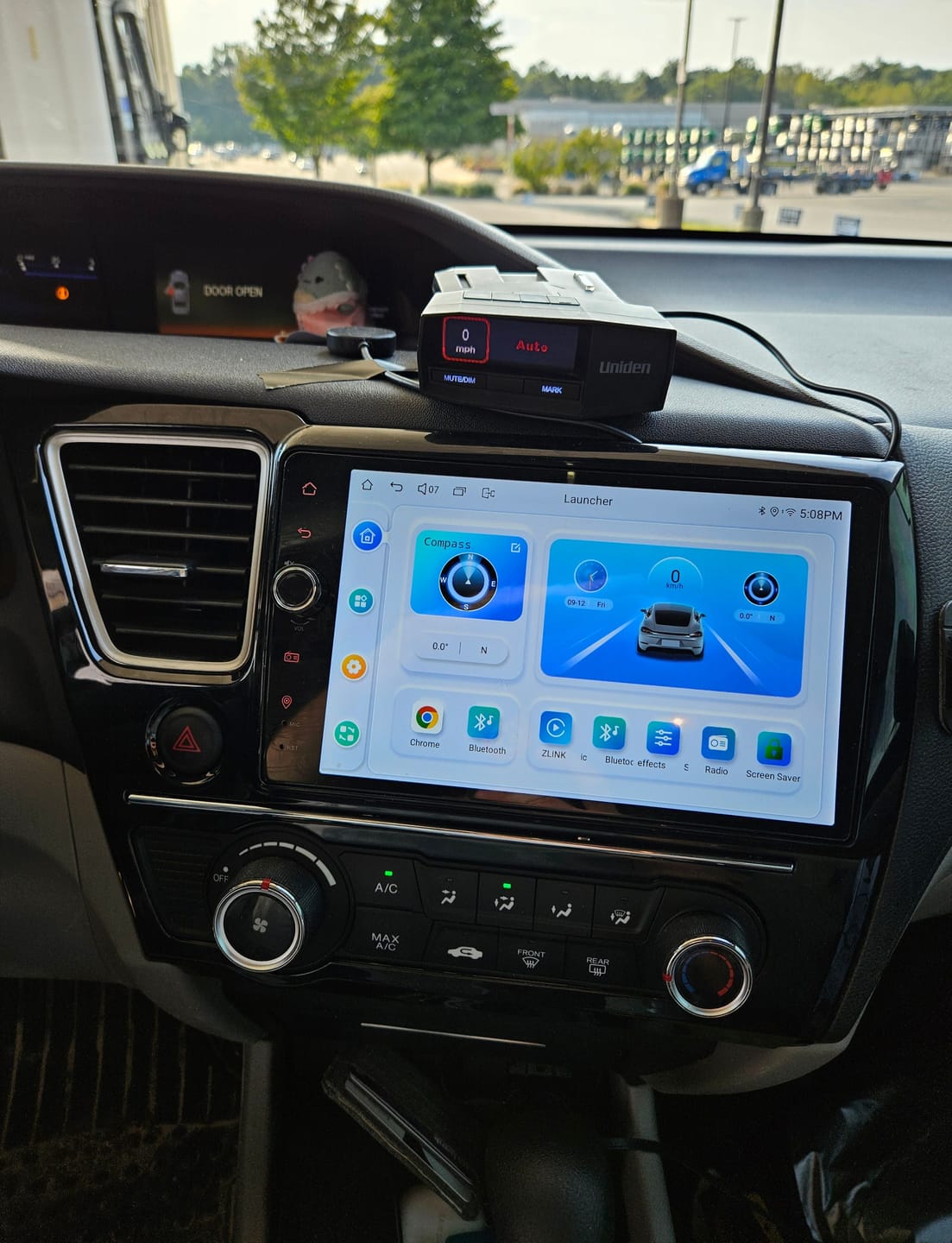 Customer photo review of Honda Civic 2013-2017 — Premium 9” CarPlay & Android Auto Head Unit