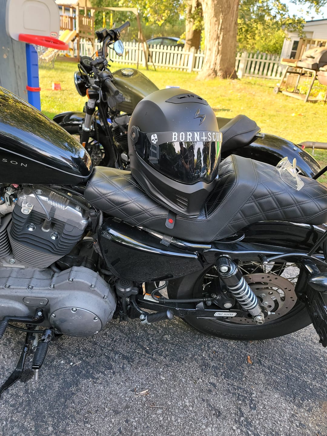 Customer photo review of INVERTED LOGO HELMET VISOR