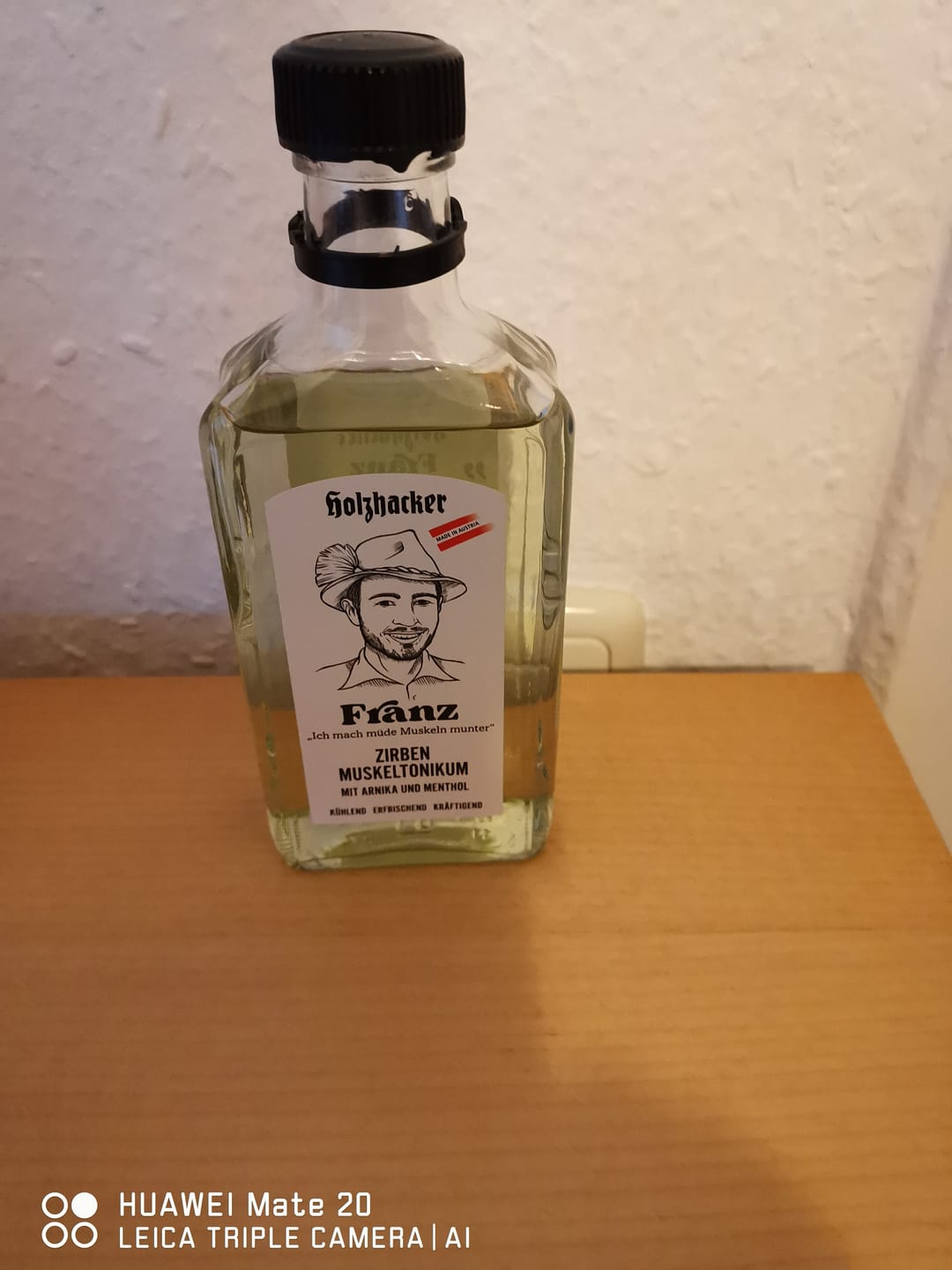 Customer photo review of Holzhacker Franz Zirben Muskeltonikum 250 ml