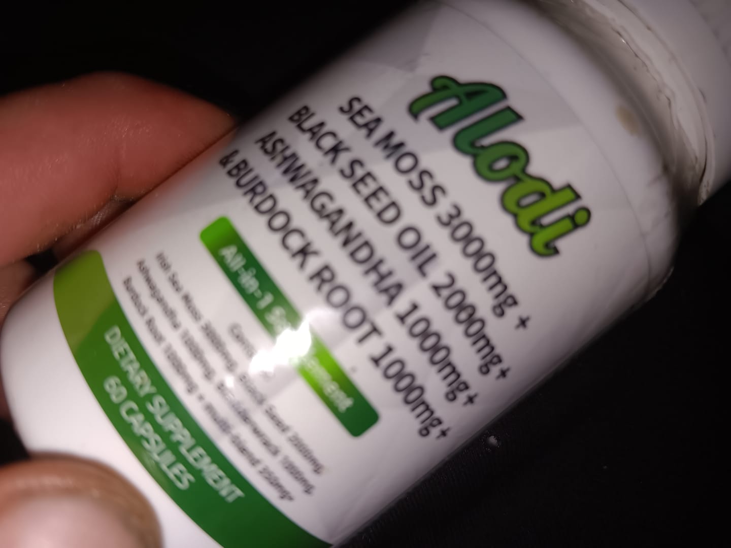 Customer photo review of Super Sea Moss Capsule Blend