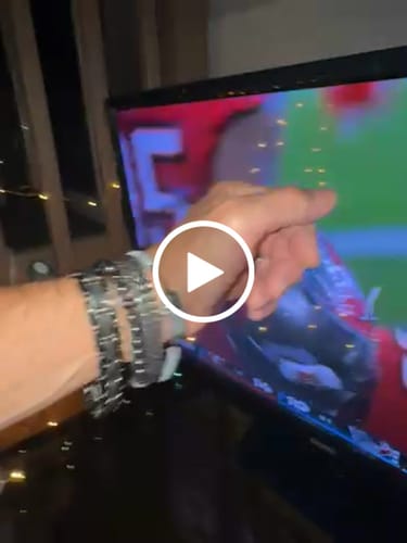 Customer video review of 00 Buck Magnum Titanium Magnetic Bracelet : Helps Pair Veterans With A Service Dog Or Shelter Dog