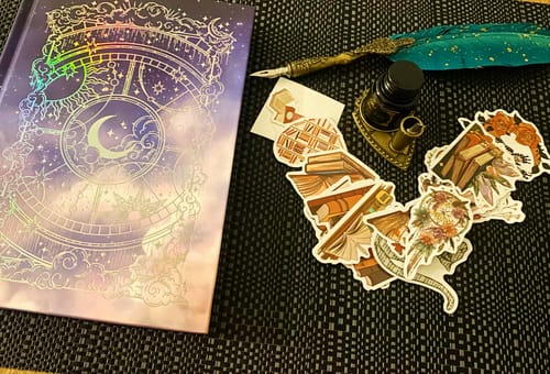 Customer photo review of Otherworldly Journal Blue