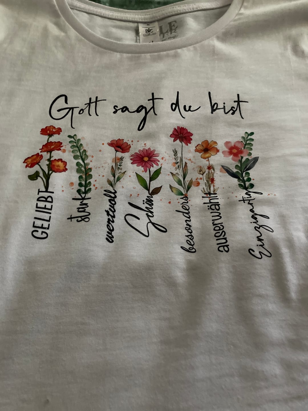 Customer photo review of Gott sagt du bist - FP - Ladies Premium Shirt
