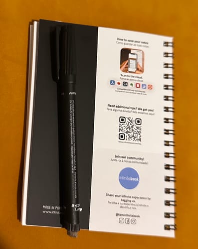 Customer photo review of Infinitebook Plain A6 Black
