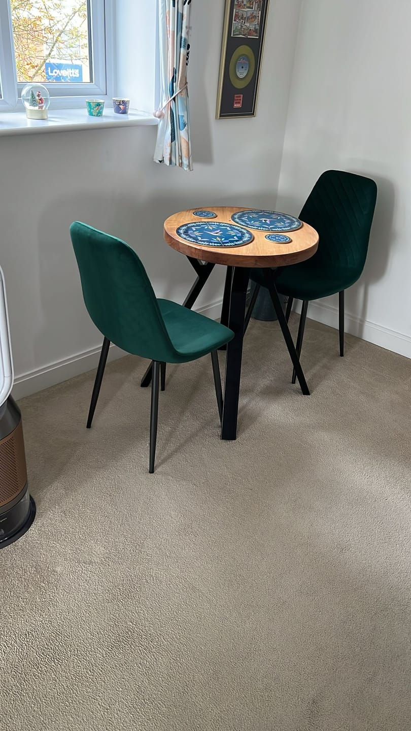 Customer photo review of Round Dining Table