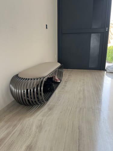 Customer photo review of Stainless Steel Bench TSC628