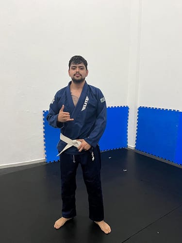 Customer photo review of Core Navy Brazilian Jiu Jitsu Mens BJJ Gi