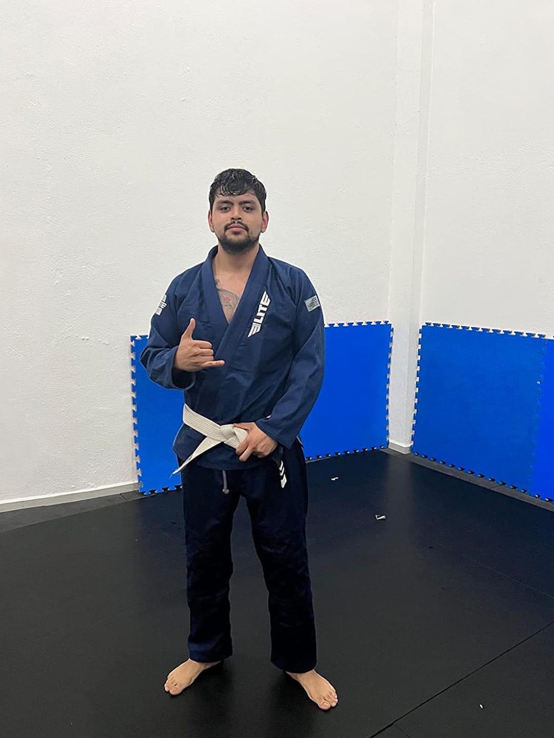 Customer photo review of Core Navy Brazilian Jiu Jitsu Mens BJJ Gi