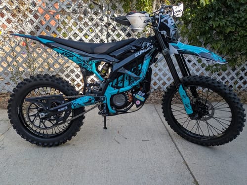 Customer photo review of Extreme Enduro Rear Fender | Surron Ultra Bee