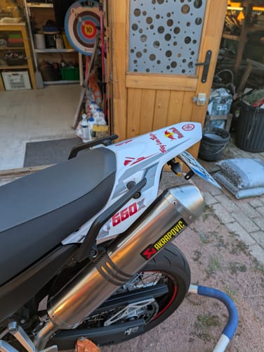 Customer photo review of Kit déco YAMAHA XT 660 X APRES 2006 60th anniversary V1