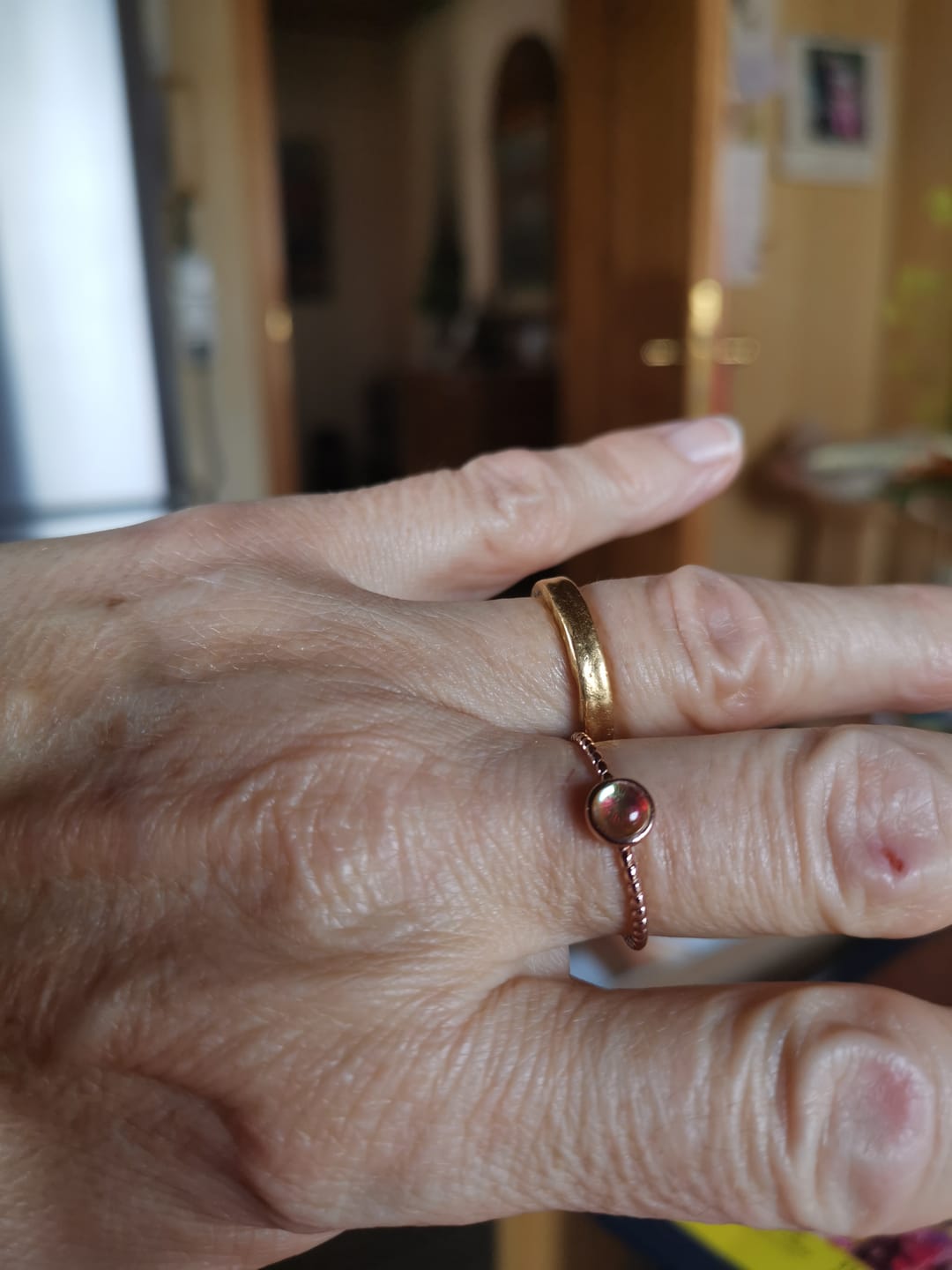 Customer photo review of Mondstein Ring - Auge