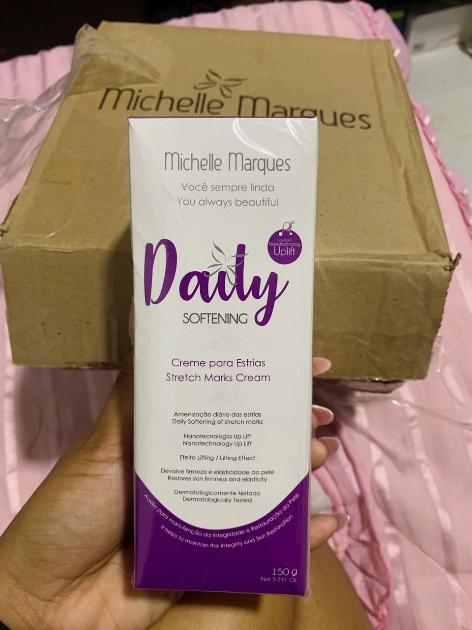 Customer photo review of Kit tratamento e prevenção de estrias