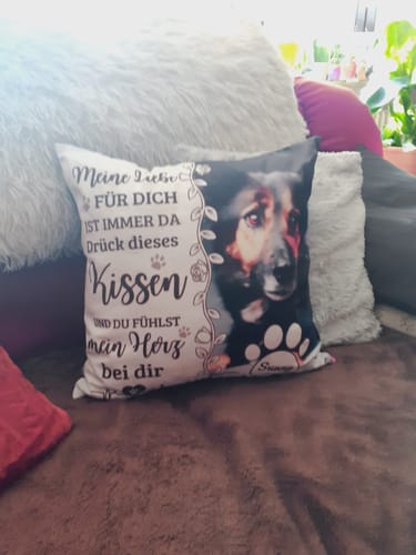 Customer photo review of Seelentröster - Individuelles Kissen