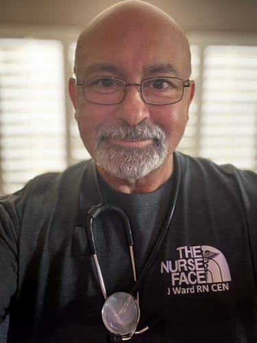 Customer photo review of Nurse Face Bundle | Sweatshirt - Long-Sleeve Tee- Short Sleeve Tee