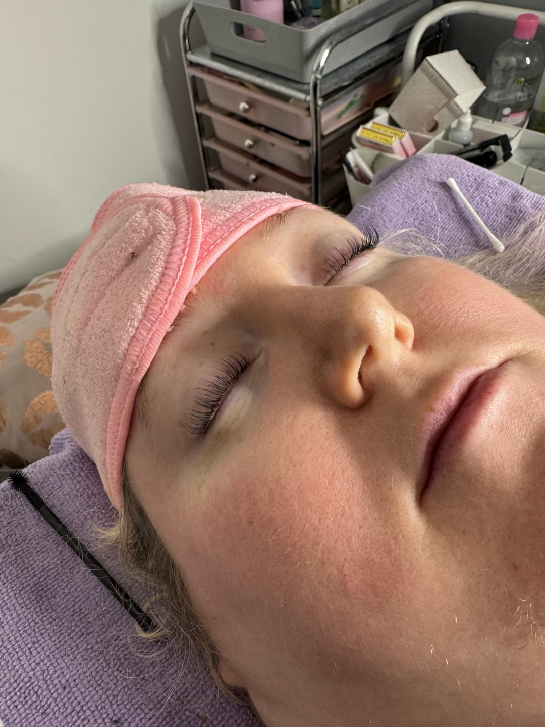 Customer photo review of Cysteamine Brow & Lash Lamination Kit - Step 2 - 15ml