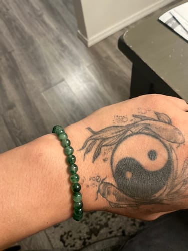 Customer photo review of Verdant Whisper – Bracelet of Gentle Abundance