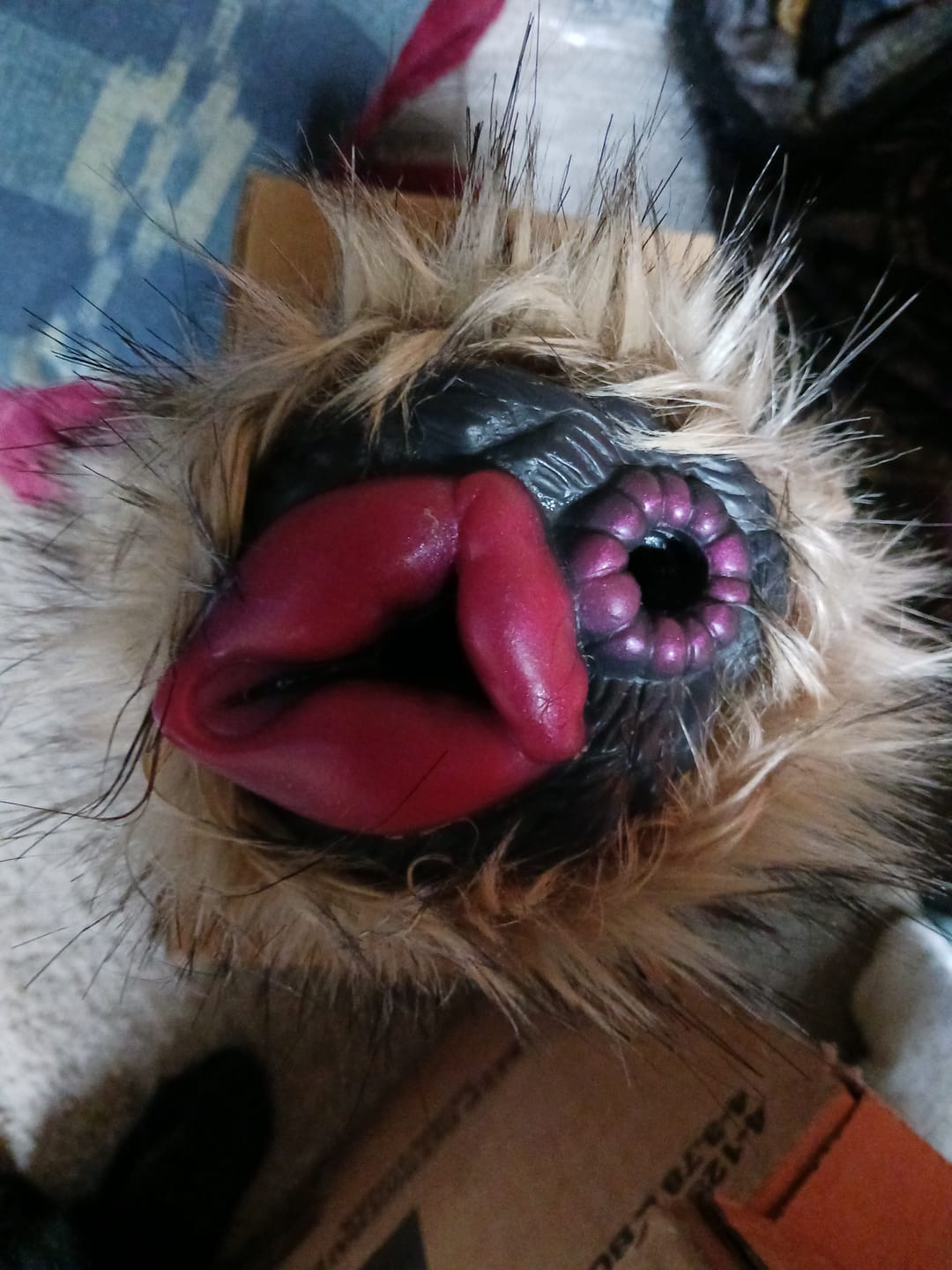 Customer photo review of Chimera's Embrace: Plush Furry Fleshlight Masturbator Toy