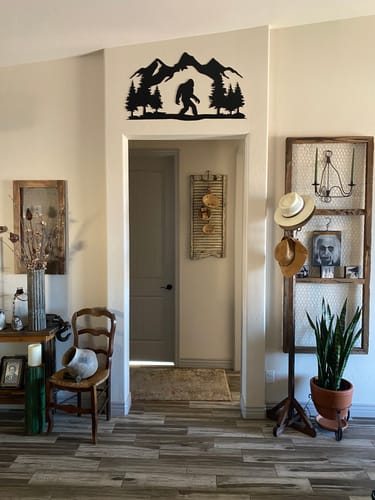 Customer photo review of Bigfoot - Metal Wall Art