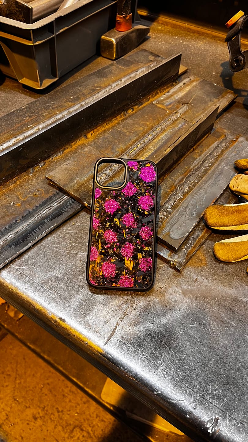 Customer photo review of Forged Carbon Purple