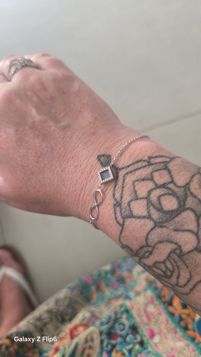 Customer photo review of Infinity Bracelet