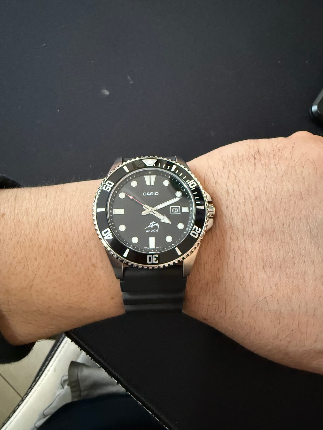 Customer photo review of Reloj Casio Submariner Marlin Duro MDV106-1AV Negro Buceo