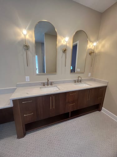 Customer photo review of Bille De Crystal Glass Grand Wall Sconces