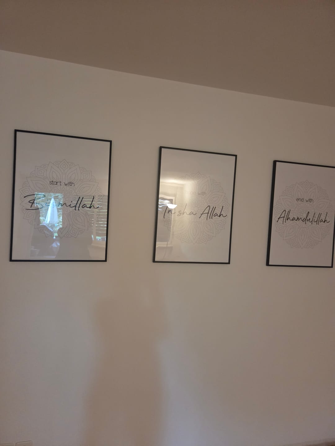 Customer photo review of Start, End & Hope With - Set (Poster Set)