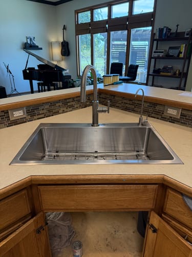 Customer photo review of Easier to Install 800GPD Reverse Osmosis System, Under sink RO System-Glacierfresh U03