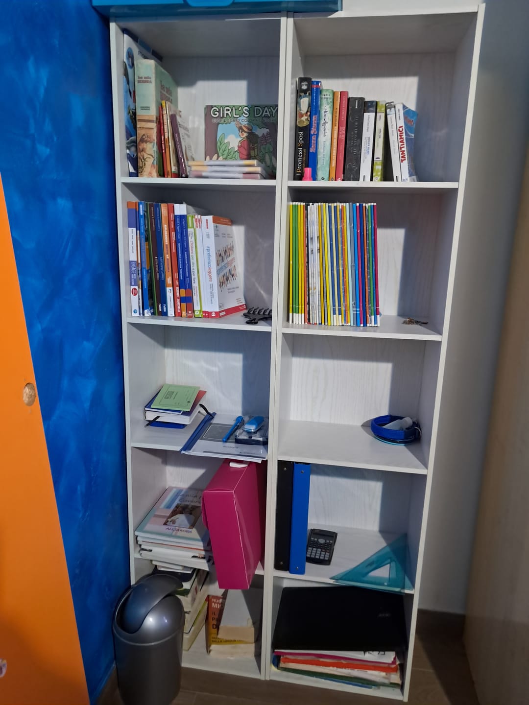 Customer photo review of Libreria Componibile Multifunzionale in MDF e Frassino, Vari Formati e Colori