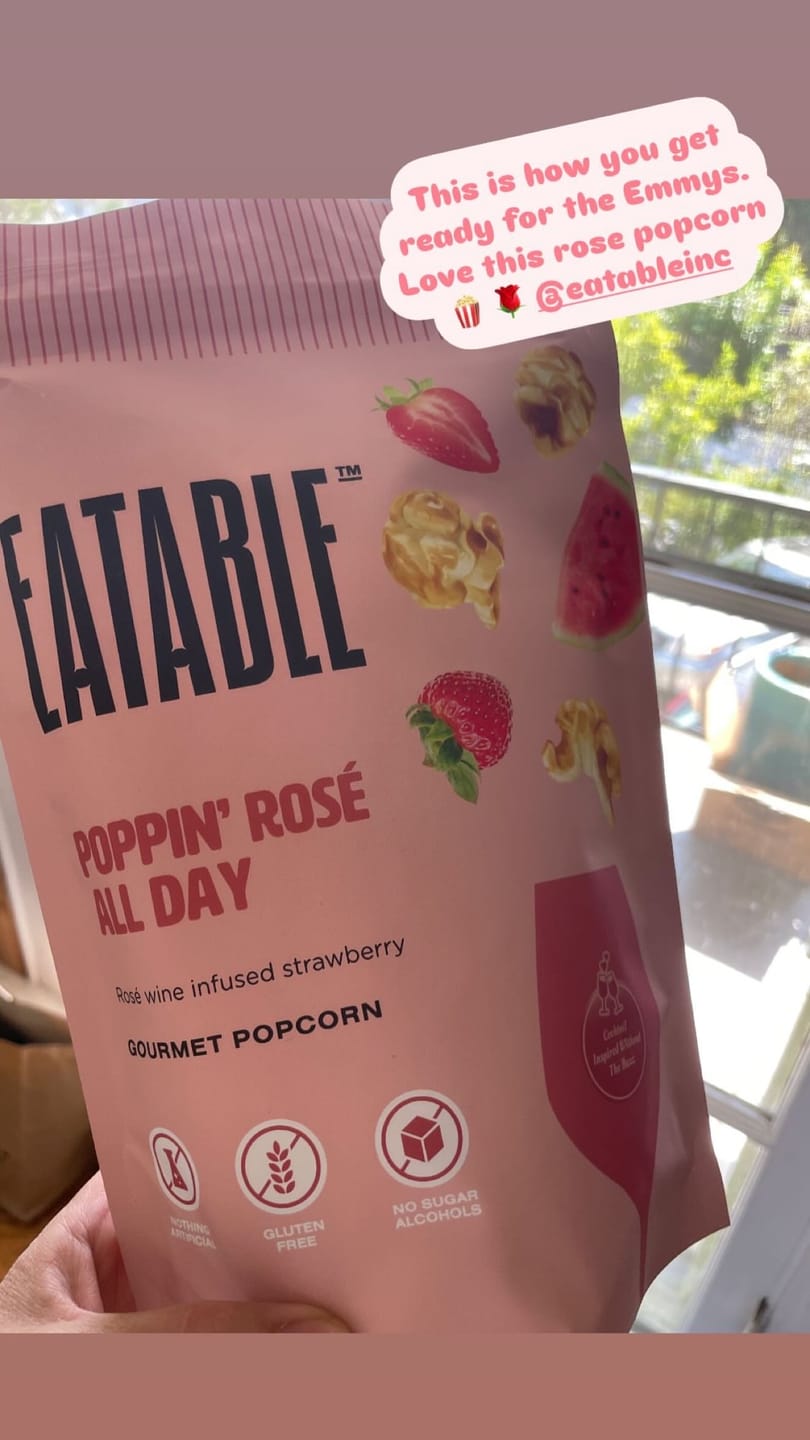 Customer photo review of Poppin' Rosé All Day (4.4oz) - Wine Infused Caramel Popcorn