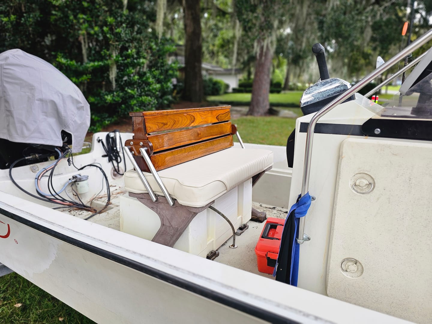 Customer photo review of RPS Seat Cushion - Boston Whaler Montauk, Outrage, Newport And Others