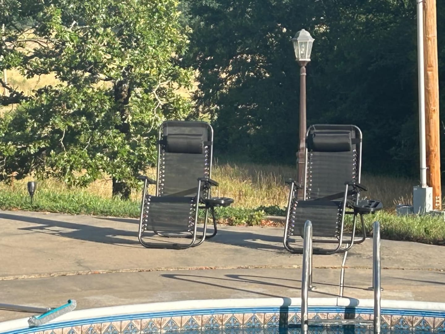 Customer photo review of Zero Gravity Reclining Patio Chairs – 2 Set