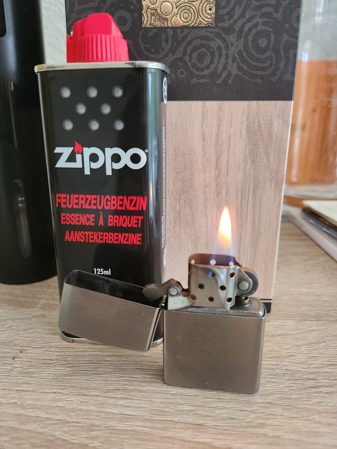 Customer photo review of Zippo Benzinfeuerzeug Benzin 125ml