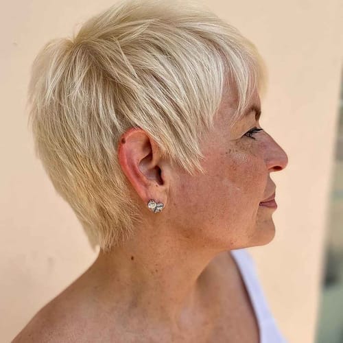 Customer photo review of Summer Breathable&comfortable Short Hair Topper For Thinning Hair
