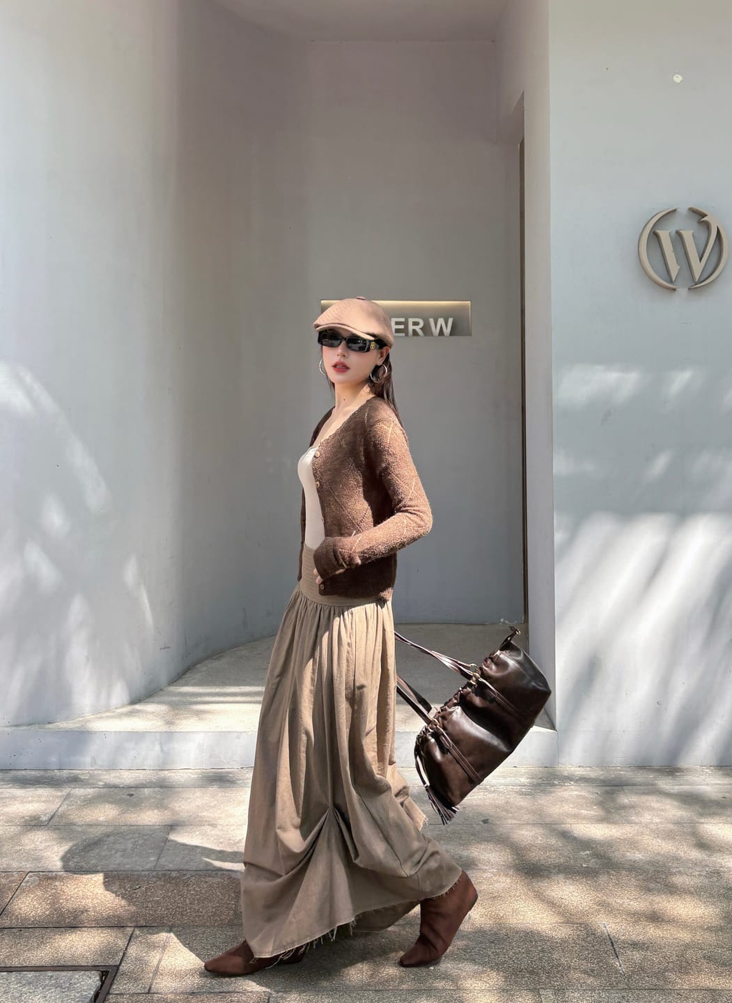 Customer photo review of IAMXIAA Draped Waist Maxi Skirt