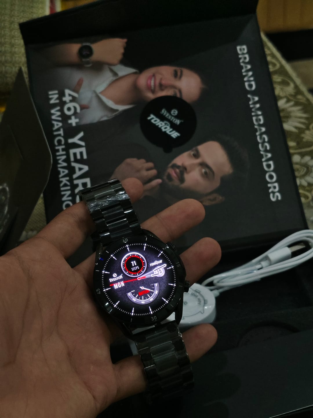 Customer photo review of Torque Chain Smartwatch