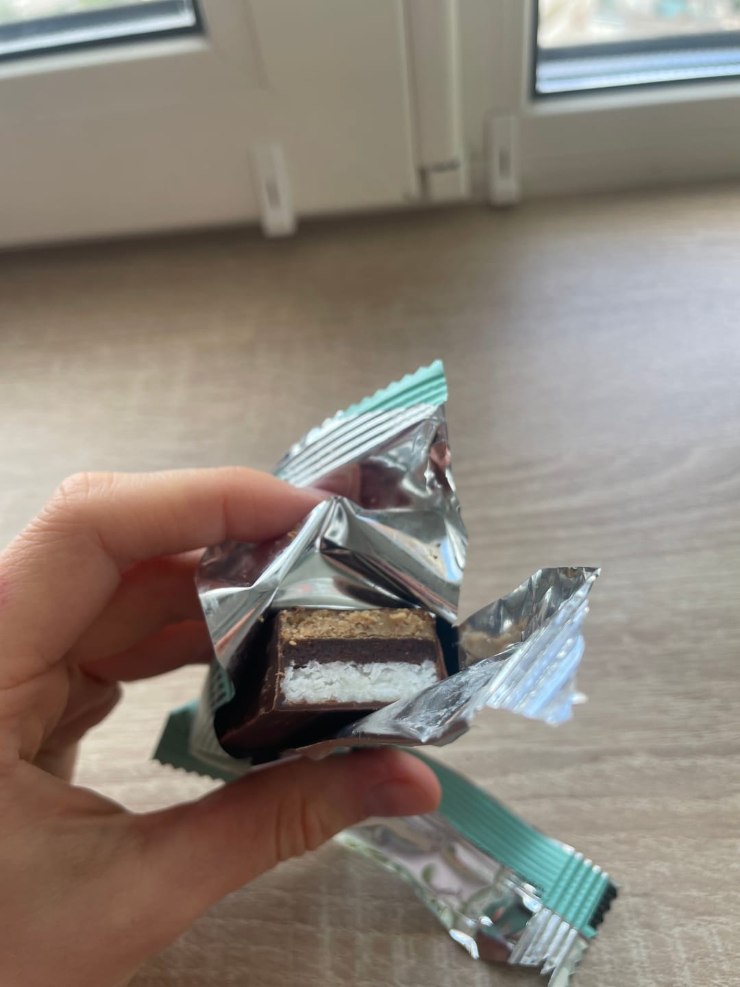 Customer photo review of Coconut cookie + Almond x10 шт.