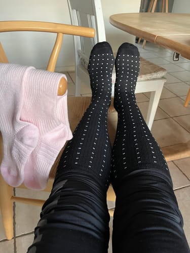 Customer photo review of Støttestrømper