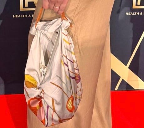 Customer photo review of Lederhenkel für Furoshiki-Tasche