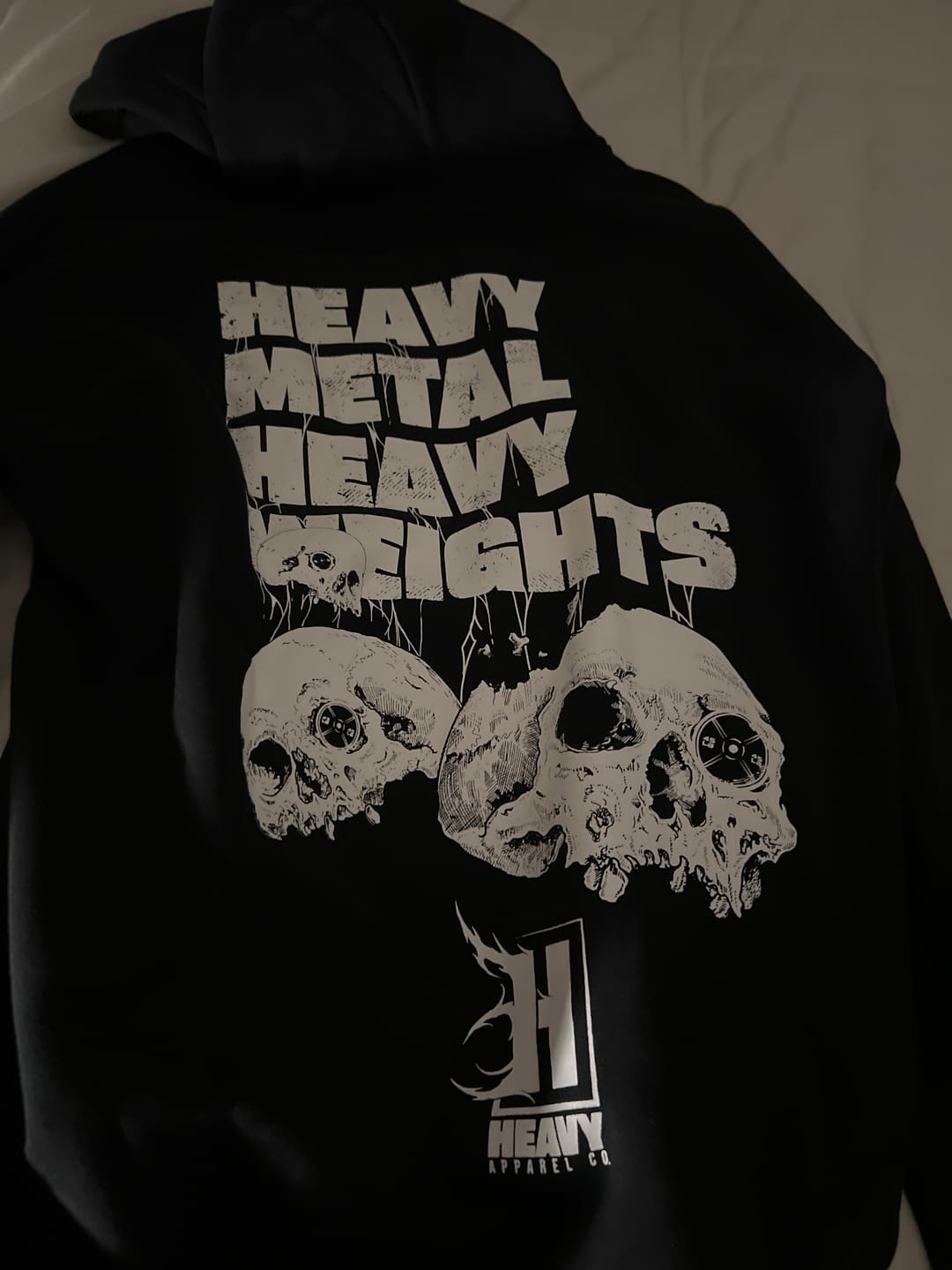 Customer photo review of Heavy Metal Pullover - Black/White