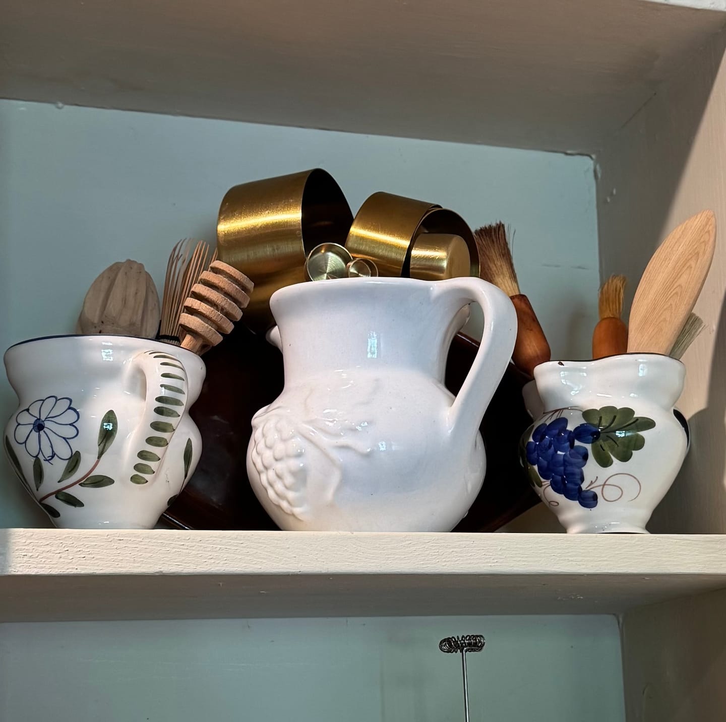 Customer photo review of Wooden Measuring Cups and Spoons