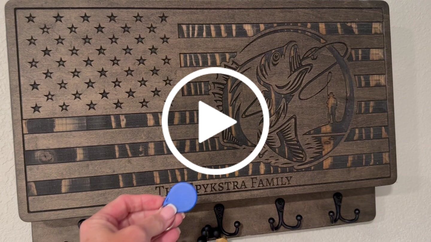 Customer video review of PERSONALIZABLE FISHING