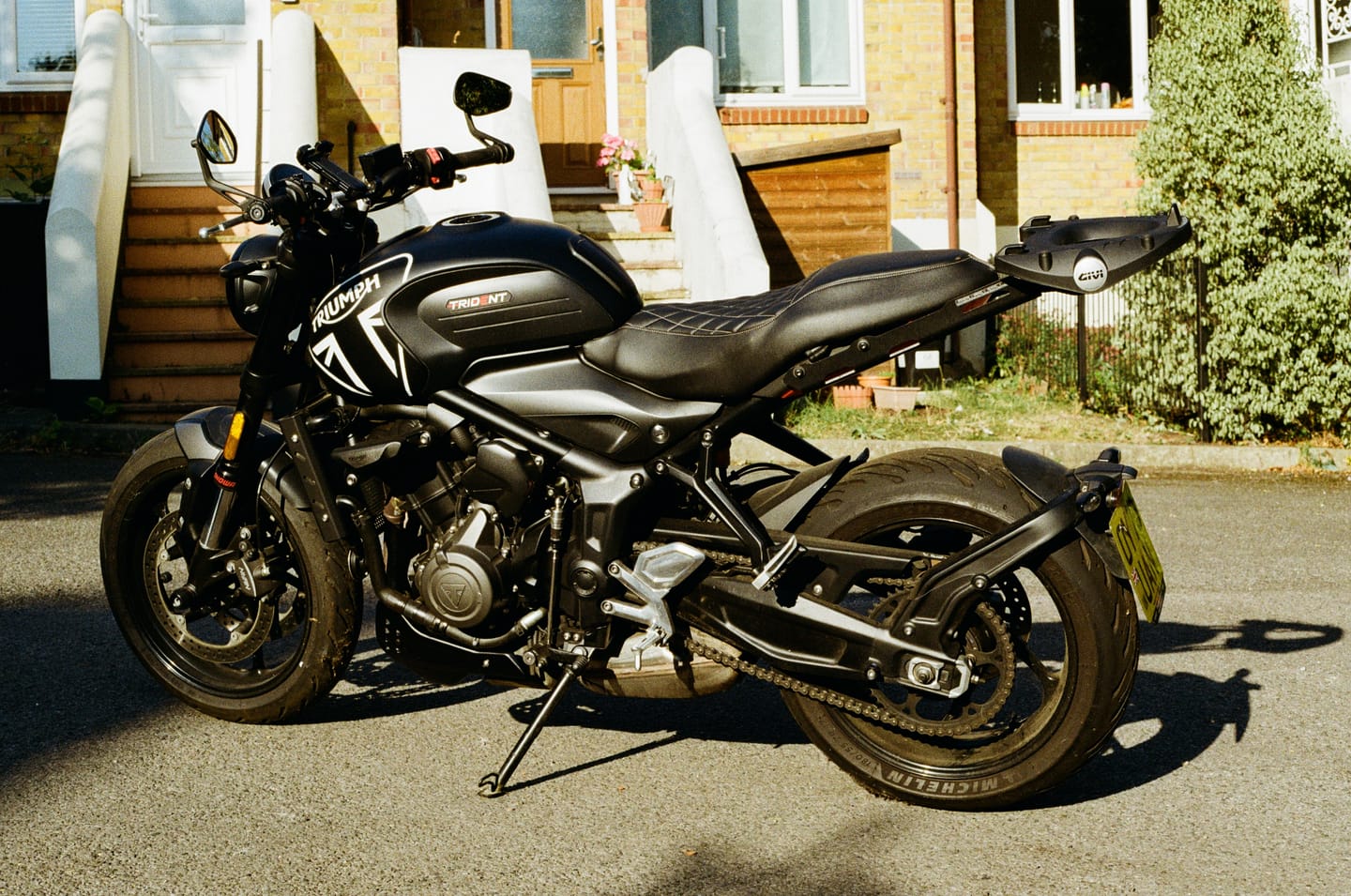 Customer photo review of Triumph Trident 660 Radiator Side Covers