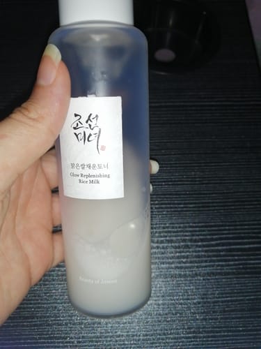 Customer photo review of Glow Replenishing Rice Milk