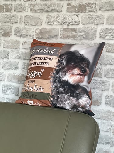 Customer photo review of Seelenwärmer - Individuelles Kissen