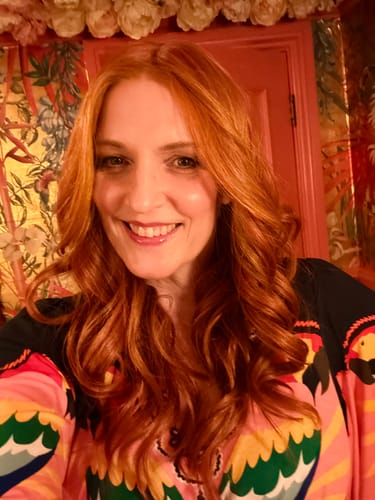 Customer photo review of JBEXTENSION CLAIRE MONO VIBRANT COPPER Partial Monofilament Wig 22 Inches Vibrant Copper Partial Mono Lace Glueless Wig Claire Mono Vibrant Copper