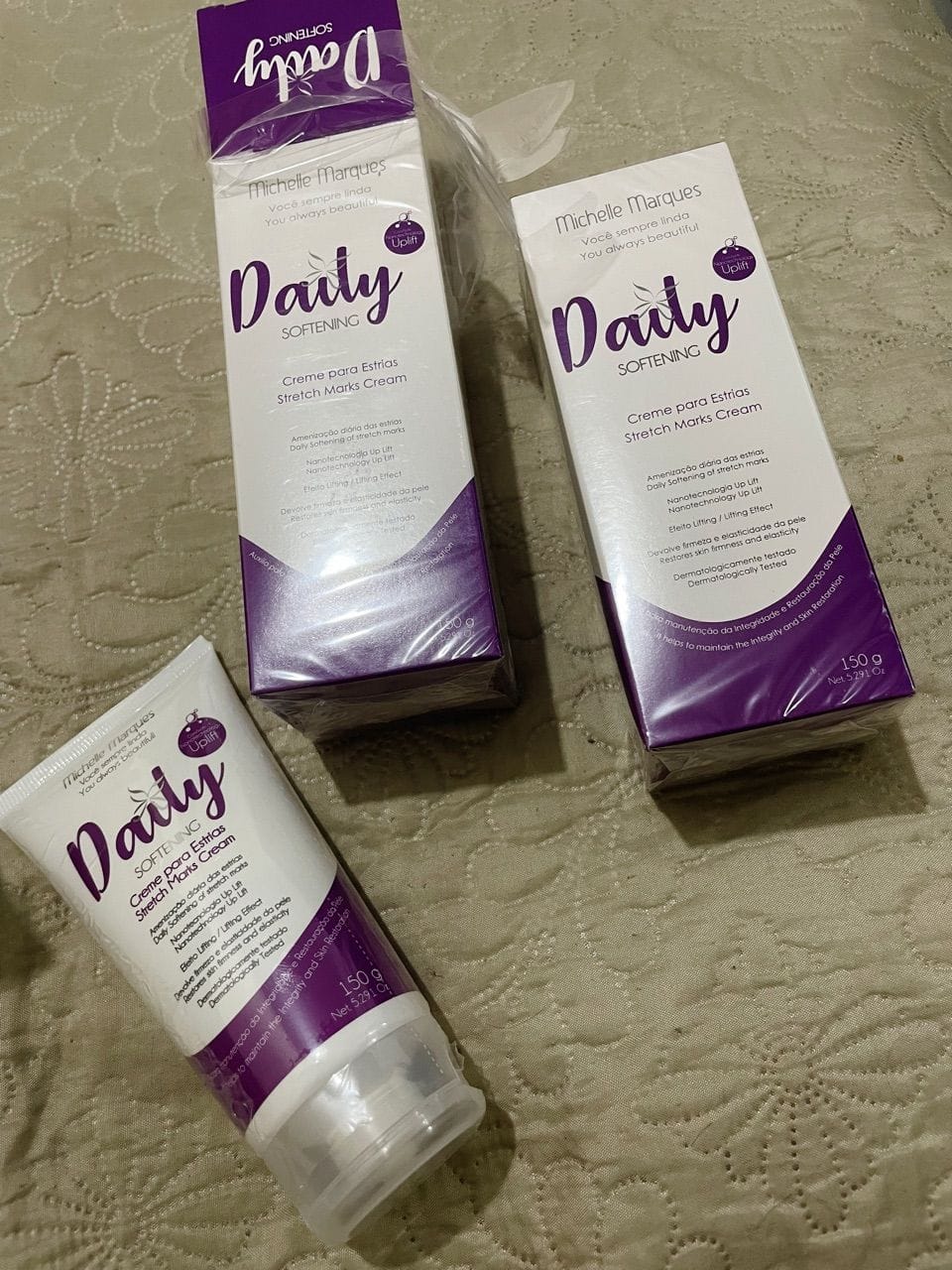 Customer photo review of Kit tratamento e prevenção de estrias