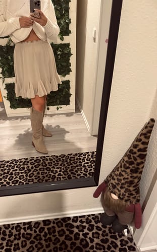 Customer photo review of Hannah Western Stiefel - Beige